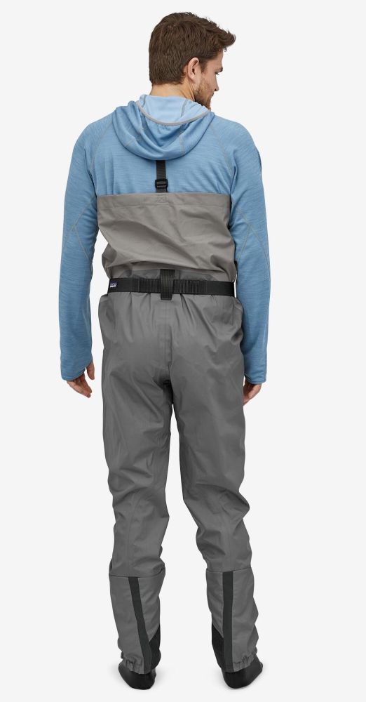 Patagonia Swiftcurrent Packable Waders 82360 Model Back Patagonia Swiftcurrent Packable Waders 82360 Model Back